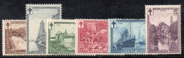 Y2289 - BELGIO 1929 ,  Serie Nuova Linguellata * N. 293/298 - Unused Stamps