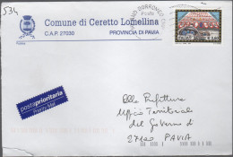 ITALIA - Storia Postale Repubblica - 2004 - 0,60€ Campagna Europea Di Sicurezza Stradale (Isolato) - Lettera - Comune Di - 2001-10: Marcophilia