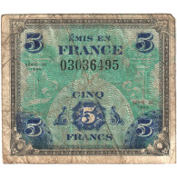 France, 5 Francs, Drapeau/France, 1944, B, Fayette:17.01, KM:115a - 1944 Flag/France