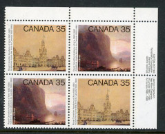 Canada 1980 MNH Plate Block - Neufs