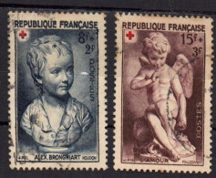 France 1950 Y&T 876-877  Oblitérés :  Surtaxe Au Profit De La Croix Rouge - Used Stamps