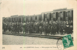 23* LA COURTINE   Debarquement Des Troupes   RL22,1549 - Kazerne