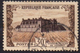 France 1951 Y&T 913  Oblitéré :  	Château Du Clos De Vougeot (1551) - Used Stamps
