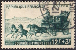 France 1952 Y&T 919  Oblitéré :  Jour Du Timbre: La Malle-poste - Used Stamps