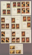 Art & Painting - Soviet/Russian Stamps - MNH 19 Unused Blocks Of Four And 6 Stripes - Neufs