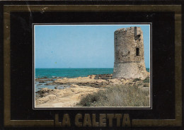 CARTOLINA  LA CALETTA NUORO SARDEGNA TORRE S. GIOVANNI VIAGGIATA 1985  Y14 - Nuoro