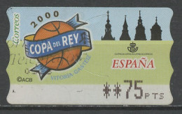 Espagne - Spain - Spanien Distributeur 2000 Y&T N°D32-75p - Michel N°ATM32-75p (o) - Coupe Du Roi - Maschinenstempel (EMA)