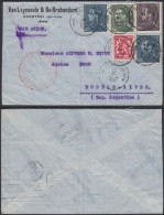 Belgique 1937 - Lettre  De Courtrai à Destination Buenos Aires - Argentine. Theme: Poortman... (DD) DC-12662 - 1936-1951 Poortman