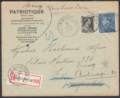 Belgique 1940 - Lettre Recommandée D'Antwerpen à Destination Antwerpen. Theme: Poortman.......... (DD) DC-12666 - 1936-1951 Poortman