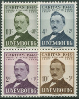 Luxemburg 1949 Caritas Dichter Michel Rodange 464/67 Postfrisch - Unused Stamps