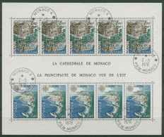 Monaco 1978 Europa CEPT Baudenkmäler Block 12 Gestempelt (C91412) - Blocks & Sheetlets