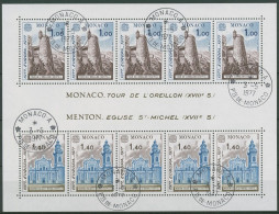 Monaco 1977 Europa CEPT Landschaften Block 11 Gestempelt (C91413) - Blocs