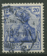 Deutsches Reich 1905/13 Germania Friedensdruck 87 I A Gestempelt Geprüft - Usati