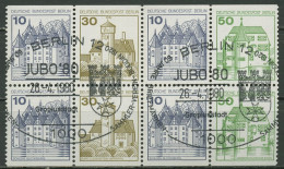 Berlin Heftchenblatt 1980 Burgen Und Schlösser H-Blatt 19 BERLIN-Sonderstempel - Libretti