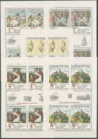 Tschechoslowakei 1983 Nationaltheater Gemälde 2737/41 K Postfrisch (C62859) - Blocks & Sheetlets