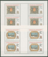 Tschechoslowakei 1984 Historische Motive Bratislava 2770/71 K Postfrisch(C62860) - Blocks & Sheetlets