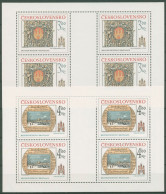 Tschechoslowakei 1984 Historische Motive Bratislava 2770/71 K Postfrisch(C62860) - Blocs-feuillets