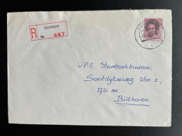 NETHERLANDS 1983 REGISTERED LETTER SEVENUM TO BILTHOVEN 18-04-1983 NEDERLAND AANGETEKEND - Lettres & Documents