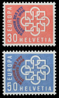 SCHWEIZ 1959 Nr 681-682 Ungebraucht S2DA2F2 - Unused Stamps