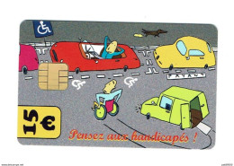 Carte De Stationnement Paris : PENSEZ Aux HANDICAPES  [ 15 Euros ] Lot B - Cartes De Stationnement, PIAF