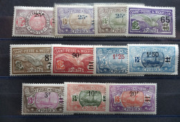 SPM - 1924-27 - N°YT. 118 à 128 - Série Complète - Neuf * - Unused Stamps