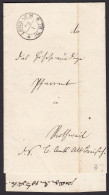 Baden - 1837 Brief LÖRRACH Schw.R2 Mit G.B. Mit Inhalt  (15871 - Andere & Zonder Classificatie