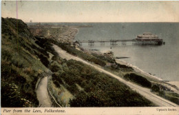 Folkestone - Pier From The Lees - Folkestone