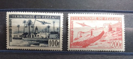 Fezzan - YT PA N° 6 Et 7 * - Neuf Avec Charnière - Poste Aérienne - 1951 - Unused Stamps