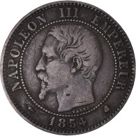 Monnaie, France, Napoleon III, Napoléon III, 2 Centimes, 1854, Bordeaux, TB - 2 Centimes