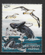 Mexico 1998 MiNr. 2714 Mexiko Coastal Waters Fauna Birds Marine Mammals Whales 1v MNH** 1.30 € - Ballenas