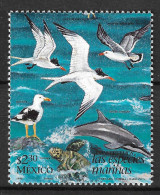 Mexico 1998 MiNr. 2719 Mexiko Coastal Waters Fauna Birds Marine Mammals Dolphin Turtles 1v MNH** 1.30 € - Dolphins