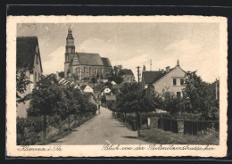 AK Kamenz I. Sa., Blick Von Der Pulsnitzerstrasse Zur Kirche  - Pulsnitz