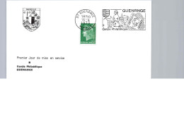 Marcophilie - FDC - 1973 - Guenange - Moselle - 1970-1979