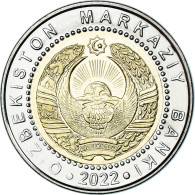 Monnaie, Ouzbékistan, 1000 Soʻm, 2022, Armoiries Nationales, SPL - Oezbekistan