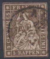 SUISSE  N° 26a Oblitéré - Cote : 90 € - Used Stamps
