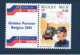 Belgique, België, **, Yv 2994a, Mi 3049zf, SG 3632, - Nuevos