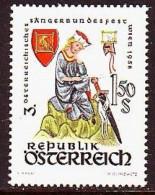 1958. Austria. Austrian Federal Singers Festival, Vienna. MNH. Mi. Nr. 1043 - Unused Stamps