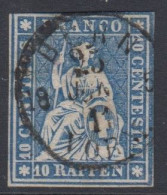 SUISSE  N° 27a Oblitéré - Cote : 35 € - Used Stamps
