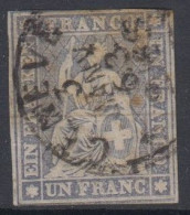 SUISSE  N° 31a Oblitéré - Cote : 700 € - Usados