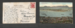 HONG KONG. 1912 (15 Dec) GPO - Germany, Koningslein. Single 4c Red Fkd Local Ppc. Fine. - Autres & Non Classés