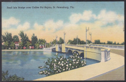 B228 Bridge Postcard, USA, Snell Isle Bridge, St. Petersburg, Fla., Carte Postale, Pont - Bruggen