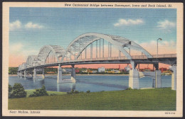 B230 Bridge Postcard, USA, New Centennial Bridge, Ill., Carte Postale, Pont - Bruggen