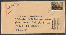 Lettre Par Avion De Yodogawa (Japon) Pour Faverges 74 (France)30.10.2000 Tp Y&T : 2438 - Lettres & Documents