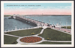 B240 Bridge Postcard, USA, Matanzas Bridge, St. Augustine, Florida, Carte Postale, Pont - Bruggen