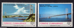 T4942 - TURQUIE TURKEY Yv N°2570/71 ** PONTS - Unused Stamps