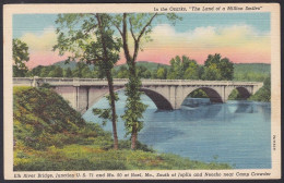 B270 Bridge Postcard, USA, Elk River Bridge, In The Ozarks, Carte Postale, Pont - Bruggen