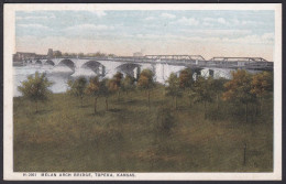 B292 Bridge Postcard, USA, Melan Arch Bridge, Topeka, Kansas, Carte Postale, Pont - Ponti