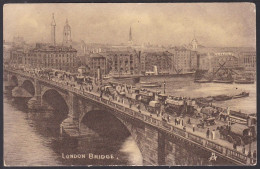 B322 Bridge Postcard, Great Britain, London Bridge, Carte Postale, Pont - Ponti