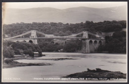 B327 Bridge Postcard, Wales, Menai Suspension Bridge, Carte Postale, Pont - Ponti