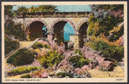 B331 Bridge Postcard, Wales, Eirias Park, Colwyn Bay, Carte Postale, Pont - Ponti